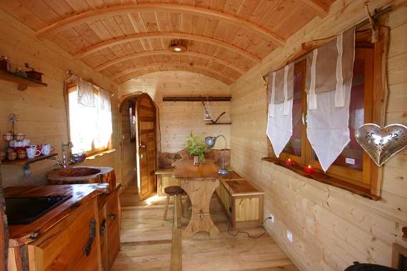 Photo intérieur des roulottes 5