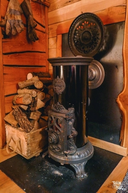 Roulotte qui se situe près de Manhay en Belgique.