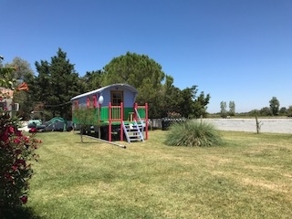 Roulotte près d'Avignon.