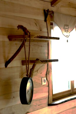 Roulotte en Belgique près de Ostende.