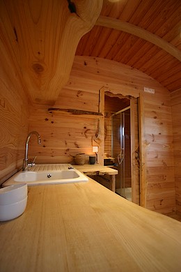 Constructeur de roulotte dans les pyrénées Orientales,construction artisanale.