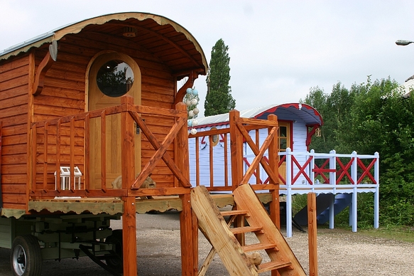 Roulotte massif du Jura