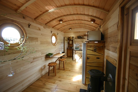 Photo intérieur des roulottes 1