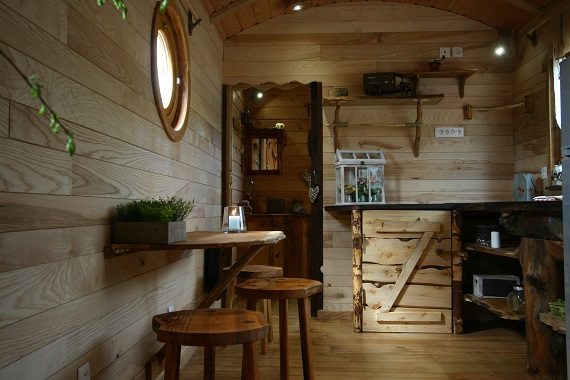 Photo intérieur des roulottes 2