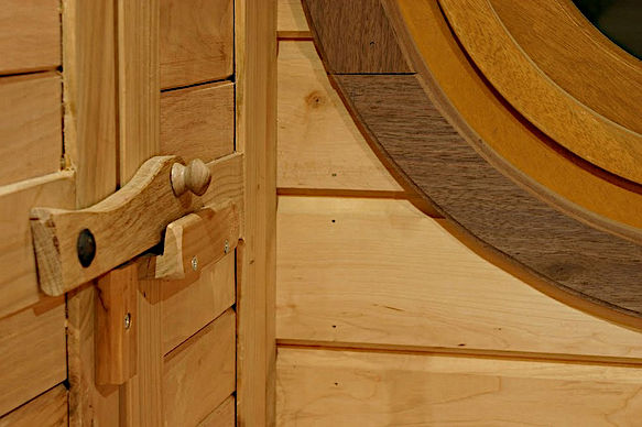 oeil de boeuf 60 cm bois. 