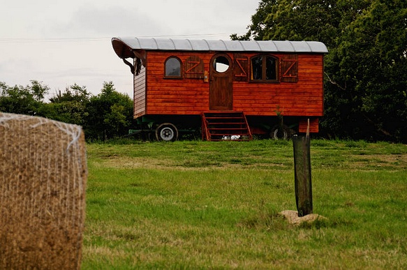 Roulotte qui se situe dans le Finistère.