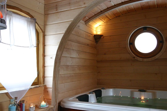 Photo intérieur des roulottes spa sauna 7