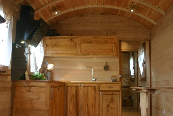 Séjour de la roulotte en Auvergne.