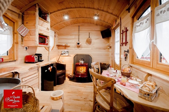 roulotte décoration nature. 