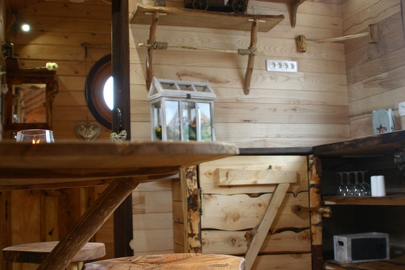 Roulotte près de Vielsalm en Belgique.