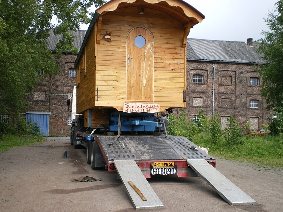 photo transport des roulottes vers nos clients 5