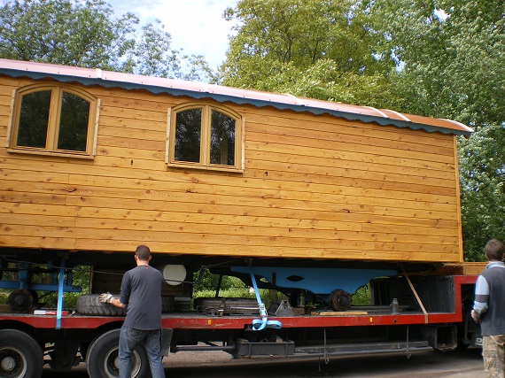 photo transport des roulottes vers nos clients 7