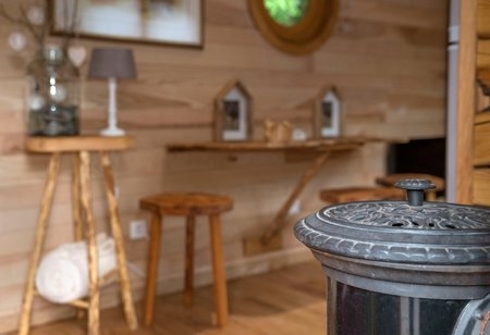 Grande roulotte aménagée